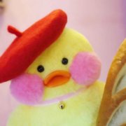 小黄鸭鸭头像,高清超萌可爱的小黄鸭鸭头像图片