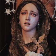 流泪圣母像头像图片 哭泣的玛格丽娜圣母