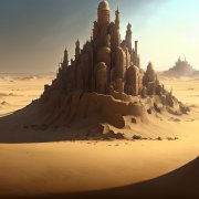 沙漠中的城堡头像图片