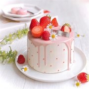 美味可口的草莓蛋糕微信头像图片32张