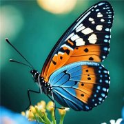 如诗如画的蝴蝶与花唯美头像图片