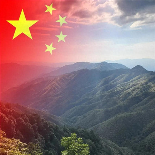 青山绿水国庆专用风景头像图片